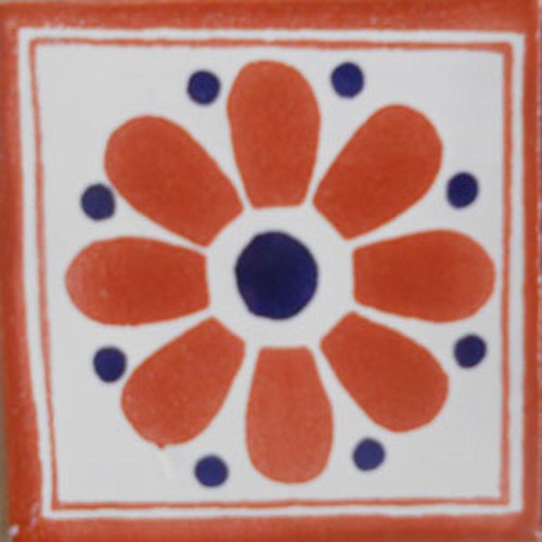 C106 mexican tile sample 4x4 - mexican,